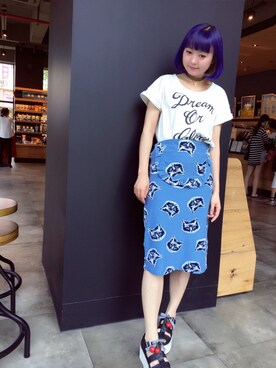 小鸟胃Abby酱さん（レディース・159cm）の夏コーディネート