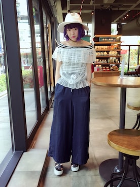 小鸟胃Abby酱さん（レディース・159cm）の夏コーディネート