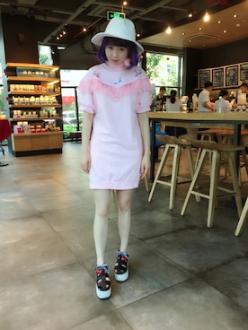 小鸟胃Abby酱さん（レディース・159cm）の夏コーディネート