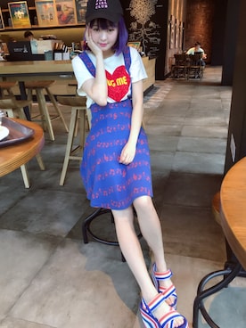 小鸟胃Abby酱さん（レディース・159cm）の夏コーディネート