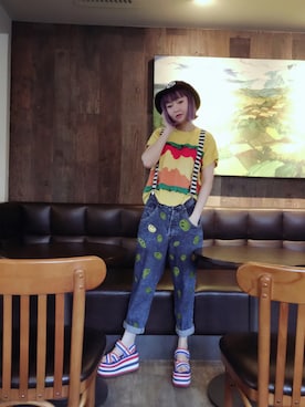 小鸟胃Abby酱さん（レディース・159cm）の秋コーディネート