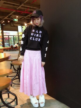 小鸟胃Abby酱さん（レディース・159cm）の秋コーディネート