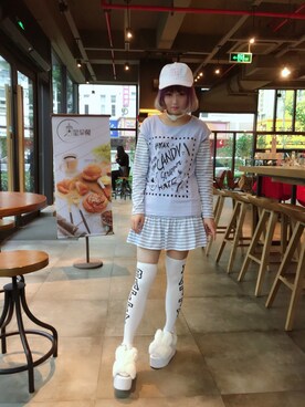 小鸟胃Abby酱さん（レディース・159cm）の秋コーディネート