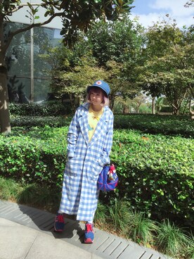 小鸟胃Abby酱さん（レディース・159cm）の秋コーディネート