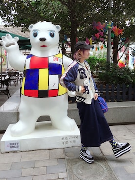 小鸟胃Abby酱さん（レディース・159cm）の秋コーディネート