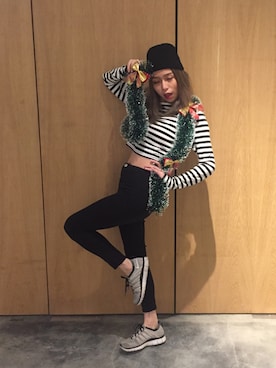 MARY•JOEYTSEさん（レディース・163cm）の冬コーディネート