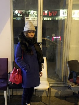 「PEDDER RED（ペダーレッド）のアイテム」を使った、MARY•JOEYTSEさん（レディース・163cm）の冬コーディネート