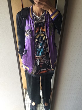 「SANATORIUM（サナトリウム）のアイテム」を使った、もぐさん（メンズ・180cm）の秋コーディネート