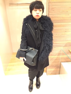 「S MAXMARA（エスマックスマーラ）のアイテム」を使った、poocatさん（レディース・156cm）の秋コーディネート