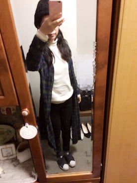 「アイテム（シャツワンピース）」を使った、ちゃあさん（レディース・161cm・20代）の秋コーディネート