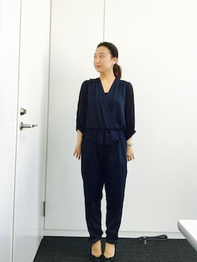 「Marc by Marc Jacobs（マークバイマークジェイコブス）のアイテム（パンプス）」を使った、Yun-Aさん（レディース・154cm）の秋コーディネート
