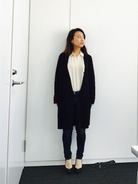 「Marc by Marc Jacobs（マークバイマークジェイコブス）のアイテム（パンプス）」を使った、Yun-Aさん（レディース・154cm）の秋コーディネート