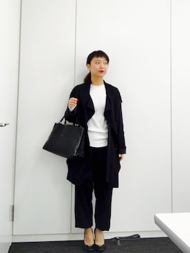 「Marc by Marc Jacobs（マークバイマークジェイコブス）のアイテム（パンプス）」を使った、Yun-Aさん（レディース・154cm）の秋コーディネート