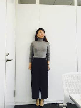 「Marc by Marc Jacobs（マークバイマークジェイコブス）のアイテム（パンプス）」を使った、Yun-Aさん（レディース・154cm）の冬コーディネート