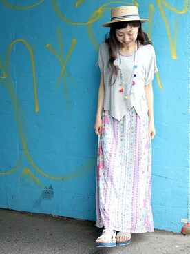 チチカカさん（レディース・163cm）の夏コーディネート