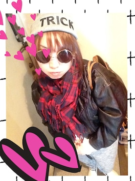「LouisVuitton」｜「アイテム（ニットキャップ/ビーニー）」を使った、arisaさん（レディース・153cm）の冬コーディネート