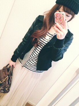 R!naaa*さん（レディース・150cm）の冬コーディネート