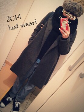 R!naaa*さん（レディース・150cm）の冬コーディネート