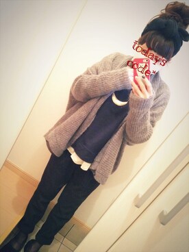 R!naaa*さん（レディース・150cm）の冬コーディネート