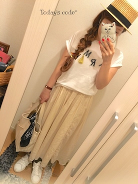 R!naaa*さん(レディース・150cm)の夏コーディネート