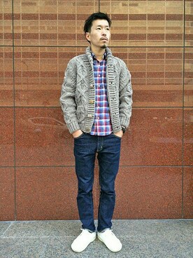 YOSHIさん（メンズ・173cm）の冬コーディネート