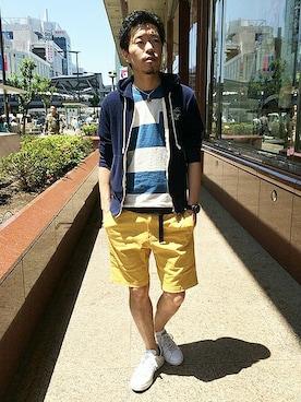 「グラミチ」｜YOSHIさん（メンズ・173cm）の夏コーディネート