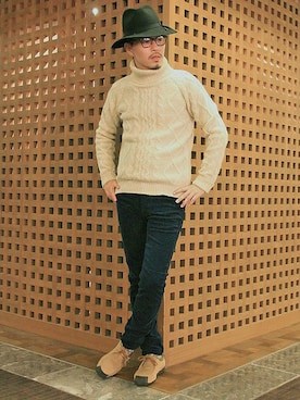 YOSHIさん（メンズ・173cm）の冬コーディネート