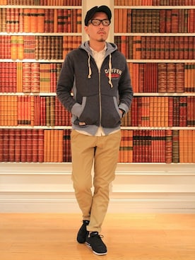 YOSHIさん（メンズ・173cm）の冬コーディネート