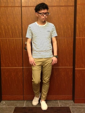 「マリン」｜YOSHIさん（メンズ・173cm）の夏コーディネート