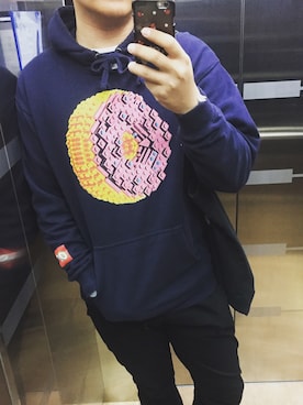 「ODD FUTURE（オッドフューチャー）のアイテム」を使った、CINDYさん（メンズ・181cm）の秋コーディネート