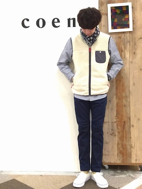 coen  前田さん（メンズ・174cm）の秋コーディネート