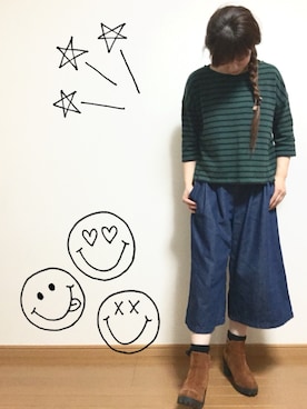 「MORE（モア）のアイテム」を使った、しいさん（レディース・159cm）の秋コーディネート