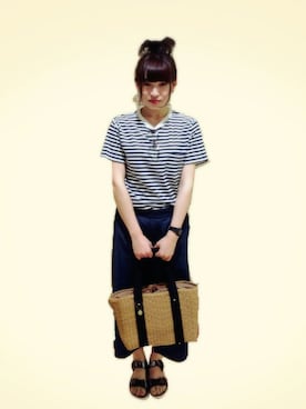 rieさん(レディース・156cm)の春コーディネート