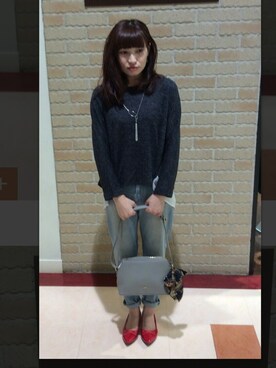 「チャコール」｜「アイテム（その他）」を使った、rieさん（レディース・156cm）の夏コーディネート