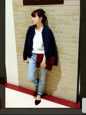 rieさん（レディース・156cm）の秋コーディネート