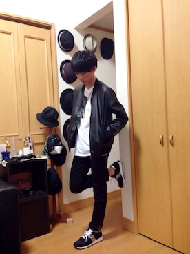 くりのはらたむらまろさん（メンズ・175cm）の春コーディネート