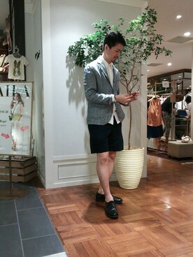 スタッフさん（メンズ・175cm）の春コーディネート