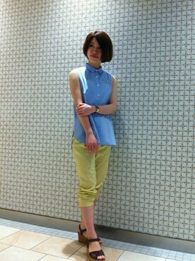 スタッフさん（レディース・155cm）の春コーディネート