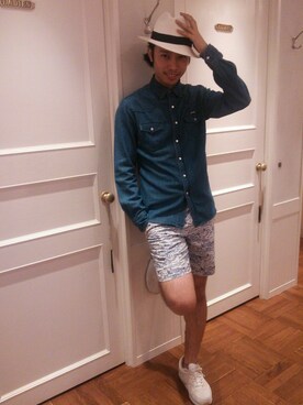 スタッフさん（メンズ・175cm）の夏コーディネート