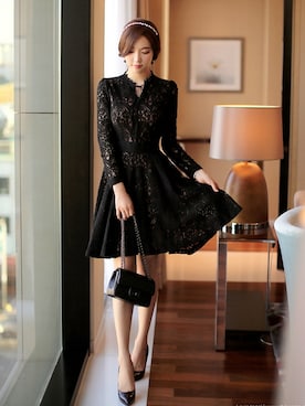 「Aラインワンピース」｜スタイルオンミさん（レディース・167cm）の秋コーディネート