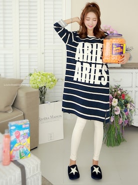 「スウェットワンピース」｜スタイルオンミさん（レディース・167cm）の秋コーディネート