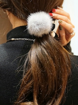 「アイテム（ヘアバンド）」を使った、スタイルオンミさん（レディース・167cm）の冬コーディネート