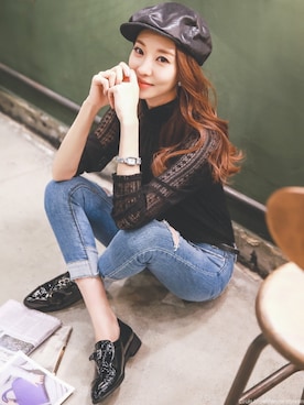 「トレンド」｜スタイルオンミさん（レディース・167cm）の冬コーディネート