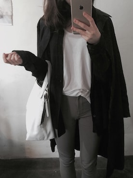 「GIVENCHY」｜「アイテム（ナイロンジャケット）」を使った、KSMさん（レディース・158cm）の春コーディネート