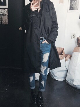 「TIME（タイム）のアイテム」を使った、KSMさん（レディース・158cm）の春コーディネート