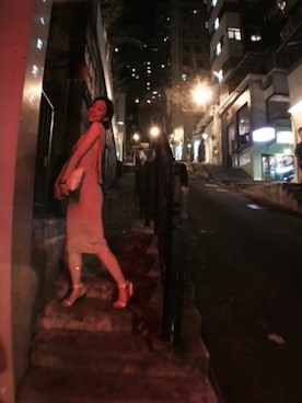 「travel」｜「アイテム（ドレス）」を使った、KSMさん（レディース・158cm）の夏コーディネート