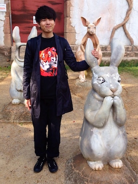 「ユナイテッドアローズ」｜「アイテム（その他アウター）」を使った、けいいちさん（メンズ・173cm）の秋コーディネート