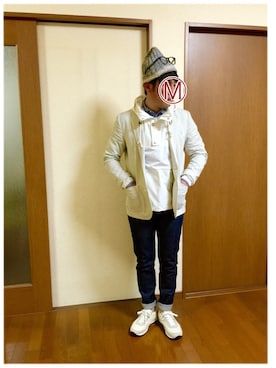 「リジッドデニム」｜「アイテム（テーラードジャケット）」を使った、⭐︎満運⭐︎さん（メンズ・173cm）の春コーディネート