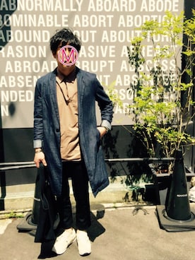 「N.HOOLYWOOD（N.ハリウッド）のアイテム（その他アウター）」を使った、⭐︎満運⭐︎さん（メンズ・173cm）の春コーディネート