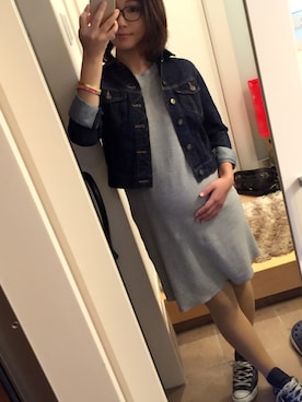 「N.（N. Natural Beauty Basic）（エヌエヌナチュラルビューティーベーシック）のアイテム（デニムジャケット）」を使った、su(民)さん（レディース・160cm）の秋コーディネート